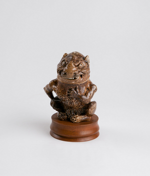 Tobacco Jar in the Form of a Grotesque, c.1890 (stoneware)