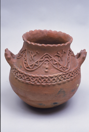 Jar (Olla), early 20th century (earthenware with applied decorative bands)