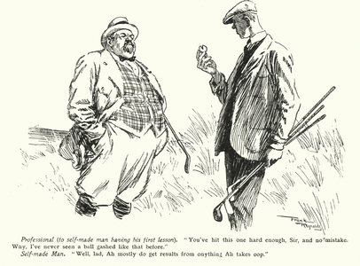 Cartoon by Frank Reynolds (colour litho)