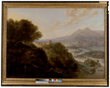 Wide River Landscape, 17th-18th century (oil on canvas)