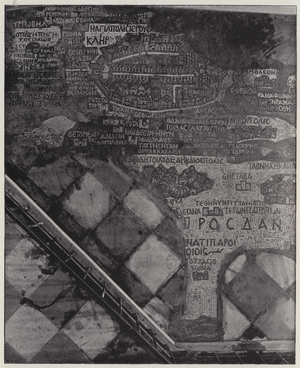 Madaba, Map, No 3 (b/w photo)