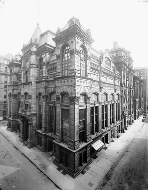 Chicago Board of Trade, Chicago, Illinois, USA, c.1900 (b/w photo)