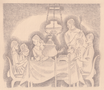 Illustration from 'Tyoma's Childhood' by Nikolay Garin-Mikhailovsky, 1892 (pencil on paper)