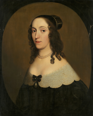 Portrait of Louise Christina, c.1650 (oil on panel)