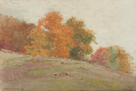 Autumn Trees, 1878 (w/c on paper)
