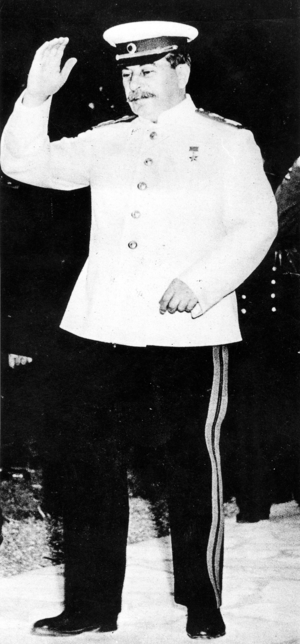 Joseph Stalin, 1945 (b/w photo)
