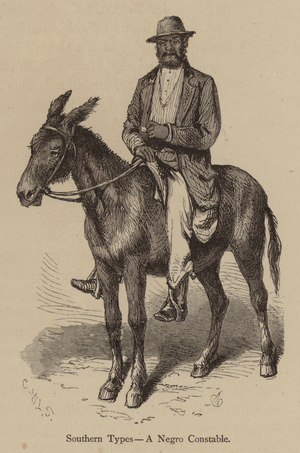 Southern Types, A Negro Constable (engraving)