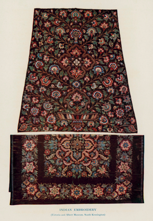 Indian Embroidery, Victoria and Albert Museum, South Kensington (photo)