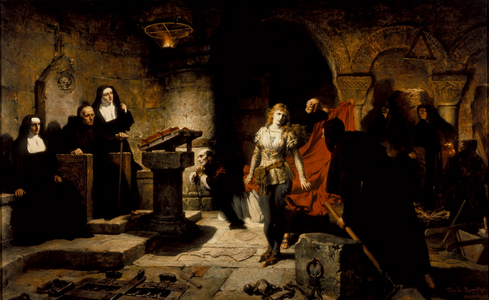 The Trial of Constance de Beverly, 1880-83 (oil on canvas)