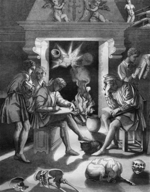 Baccio Bandinelli's studio, 1849 (engraving)