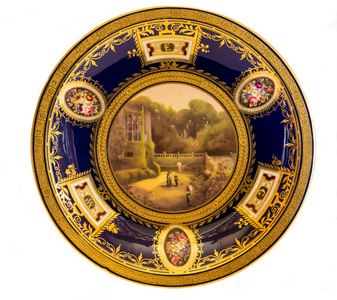 Plate, 1883 (bone china)