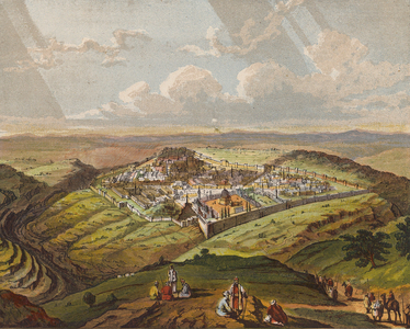 Jerusalem (colour litho)