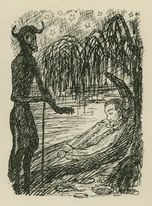 The corpse in the boat