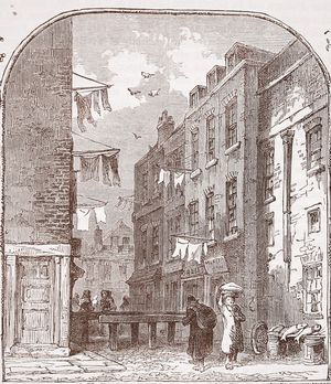 Views in the Rookery, St. Giles's (litho)