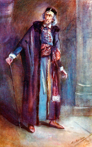 Sir Henry Irving as Shylock, from ‘The Merchant of Venice’ by William Shakespeare (print)