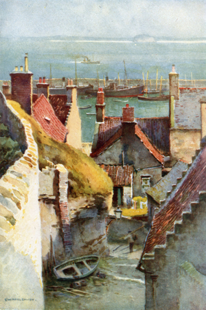 Pittenweem (colour litho)