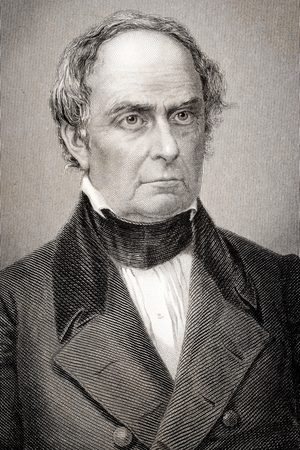Daniel Webster, 1782-1852  American  lawyer  United States Senator  Secretary of  State and orator   Engraving  from a 19th century print