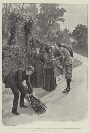 His Good Fairy, by Mary Elizabeth Braddon (litho)
