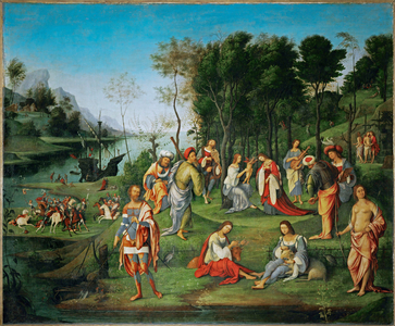 The realm of the Muses, painted for the Studiolo of Isabella d' Este in Mantua …