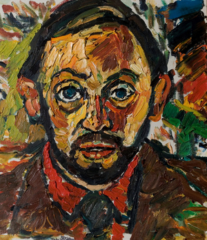 Richard Pasco, 1977 (oil on canvas)