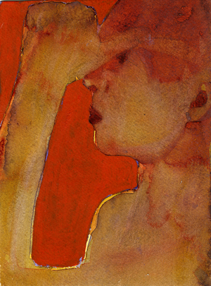 Peer, 2014 (w/c on arches)