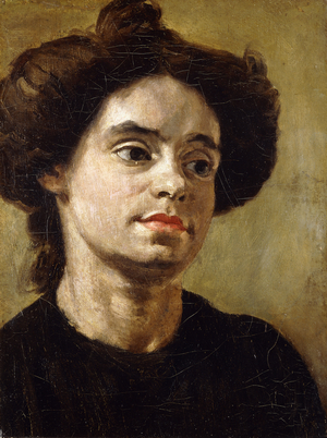 Edie, (oil on canvas)