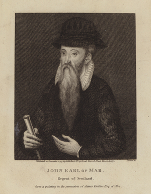 John, Earl of Mar, Regent of Scotland (engraving)