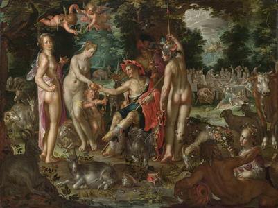 The Judgement of Paris, 1615 (oil on panel)