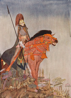 Edgar Allan Poe: Metzengerstein (colour litho)