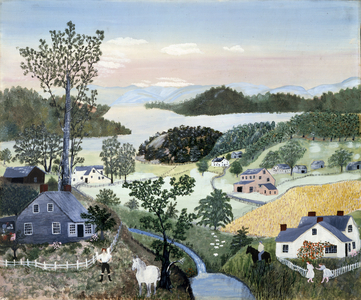 A Beautiful World, 1948 (oil on pressed wood)
