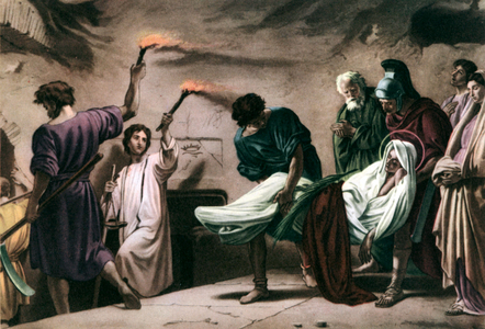 Set of biblical educational Postcards in the 50's (print)