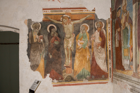 Saint Pietro and Paolo church, Valvasone, Friuli, Italy (fresco)