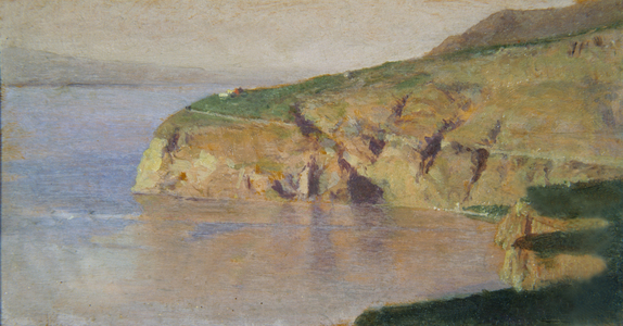 Sorrento Landscape (oil on wood)