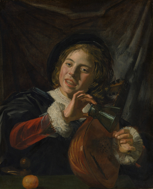 Boy with a Lute, c.1625 (oil on canvas)