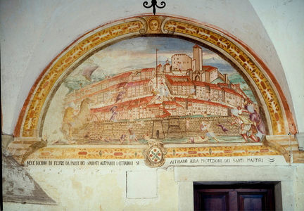 St.Vittore and Corona sanctuary, Feltre, Veneto, Italy (photo)