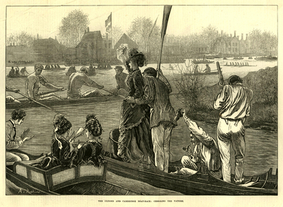 Oxford and Cambridge Boat Races Magazine Plate, UK, 1870s