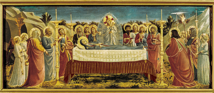 The Funeral of the Virgin, c.1434-35 (tempera on panel)