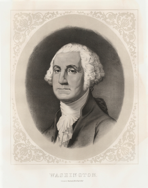 George Washington, first President of the United States of America (litho)