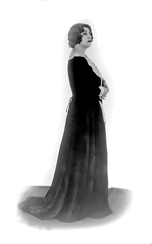 Claudia Muzio Italian soprano in Andrea Chenier, 1930