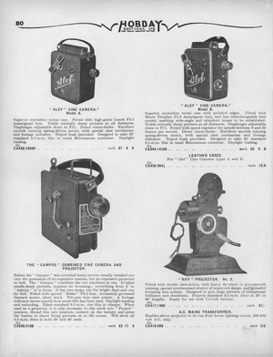 Page from Hobdays General Merchandise Catalogue 1936/1937 (litho)
