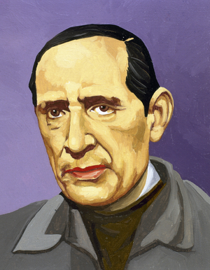 Miguel Delibes (1920-2010). Spanish writer. 