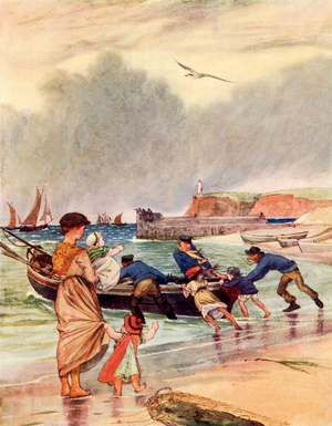 If you cannot on the Ocean (colour litho)