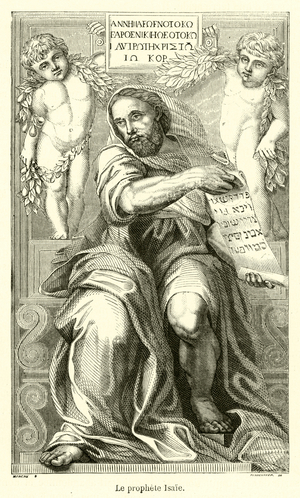 Le prophete Isaie (engraving)