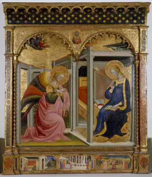 The Annunciation, c.1430 (tempera and gold leaf on panel)