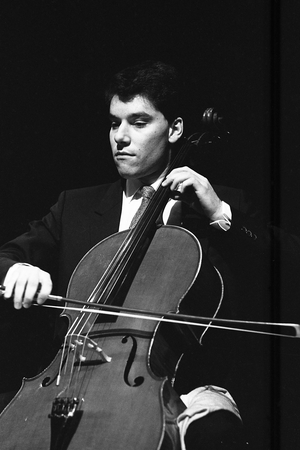 Xavier Gagnepain, 1985 (b/w picture)