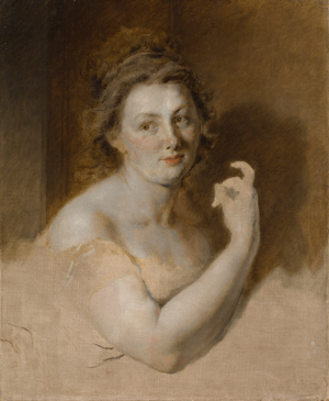 Sketch of a Woman (oil on canvas)