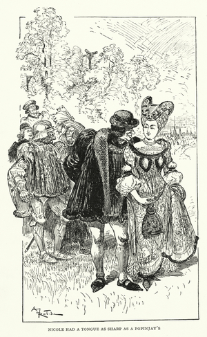 Illustration for Balzac’s Contes Drolatiques (litho)