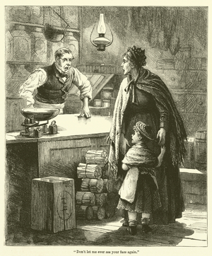 "Don't let me ever see your face again" (engraving)