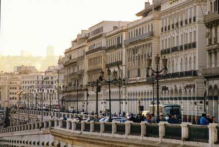 Old town of Algiers with colonial architecture - The waterfront, Alger, Algeria, 2000 (photo)