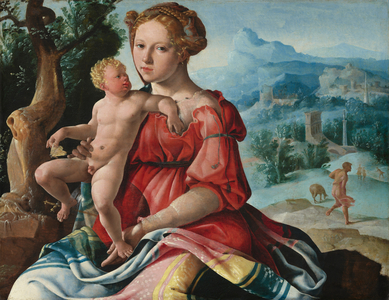 The Rest on the Flight into Egypt, c.1530 (oil on panel)